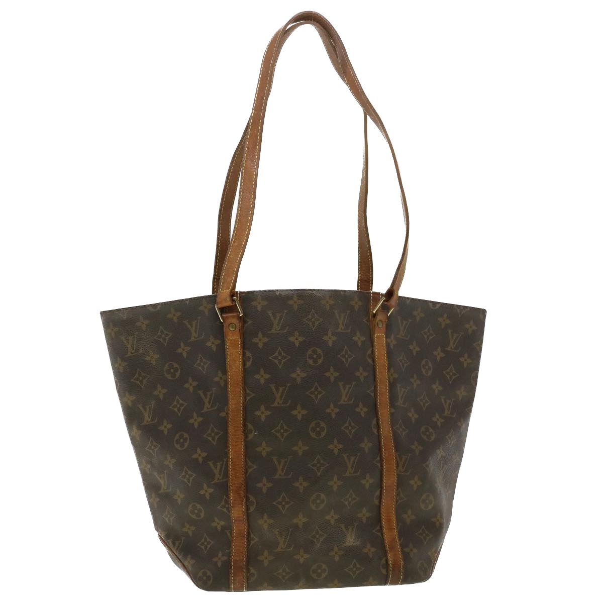 Louis Vuitton Monogram Sac Shopping Tote Bag M51108 Lv Auth Ar8072b